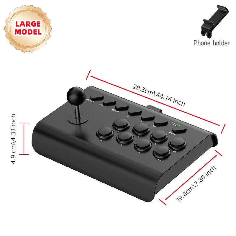 Arcade Joystick Wireless Gaming Controller für PC/Android/iOS/Switch/PS3/PS4 Fighting Stick für Street Fighter/Mame