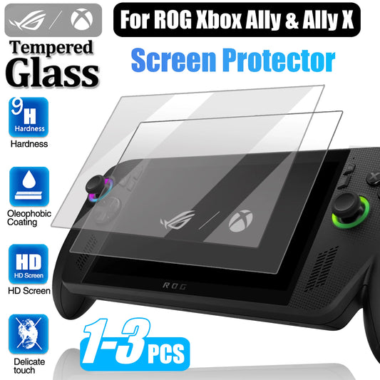 Displayschutzfolie aus gehärtetem Glas für ROG Xbox Ally Härte, gehärtetes Glas, kratzfester Schutz für ROG Xbox Ally X