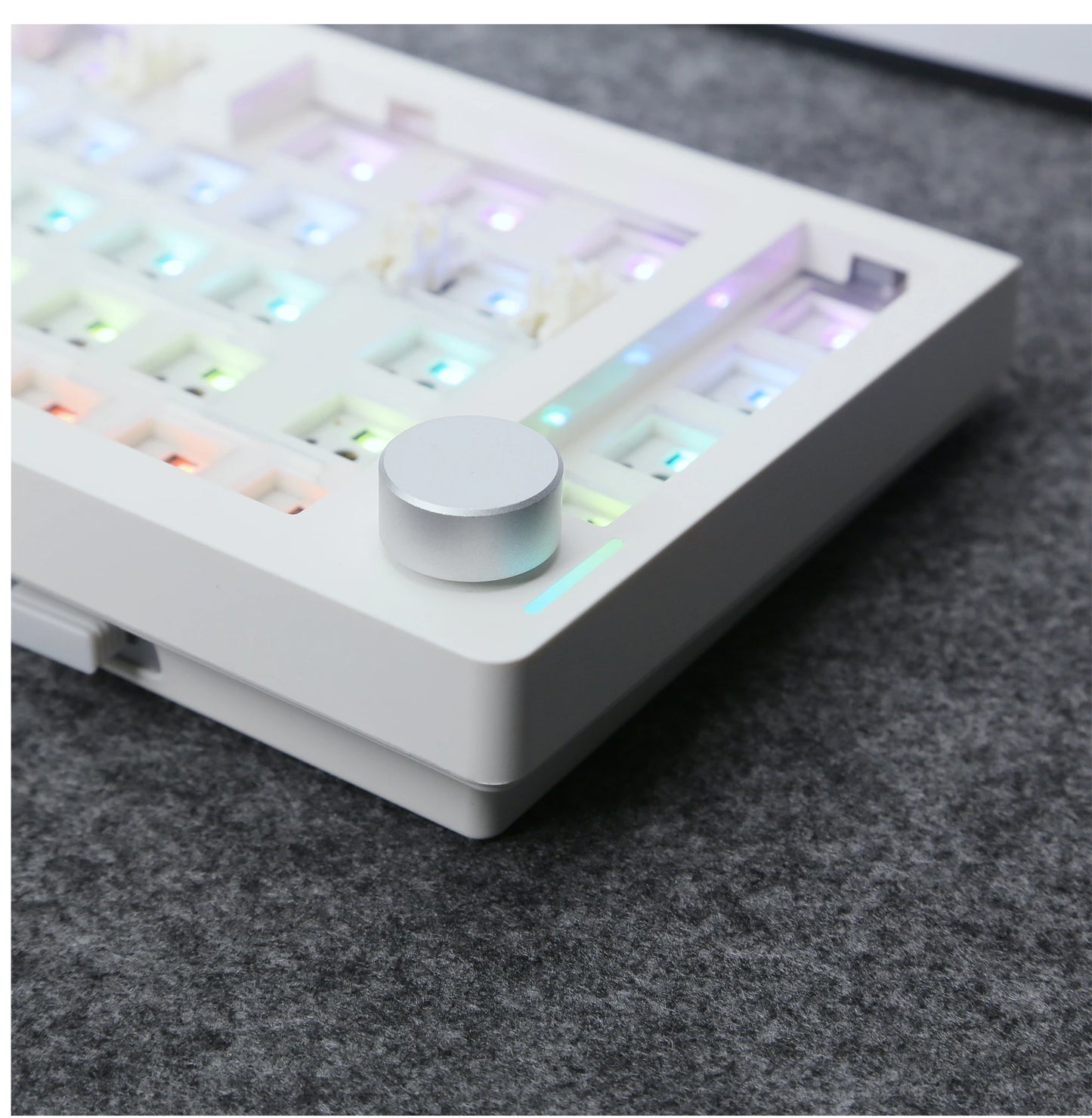 GMK70 Split-Typ, maßgeschneidertes mechanisches Gaming-Tastatur-Kit, Hot-Swap-fähige Dichtung, kundenspezifische ergonomische Tastatur, unterstützt QMK/VIA