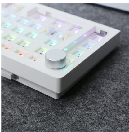 GMK70 Split-Typ, maßgeschneidertes mechanisches Gaming-Tastatur-Kit, Hot-Swap-fähige Dichtung, kundenspezifische ergonomische Tastatur, unterstützt QMK/VIA