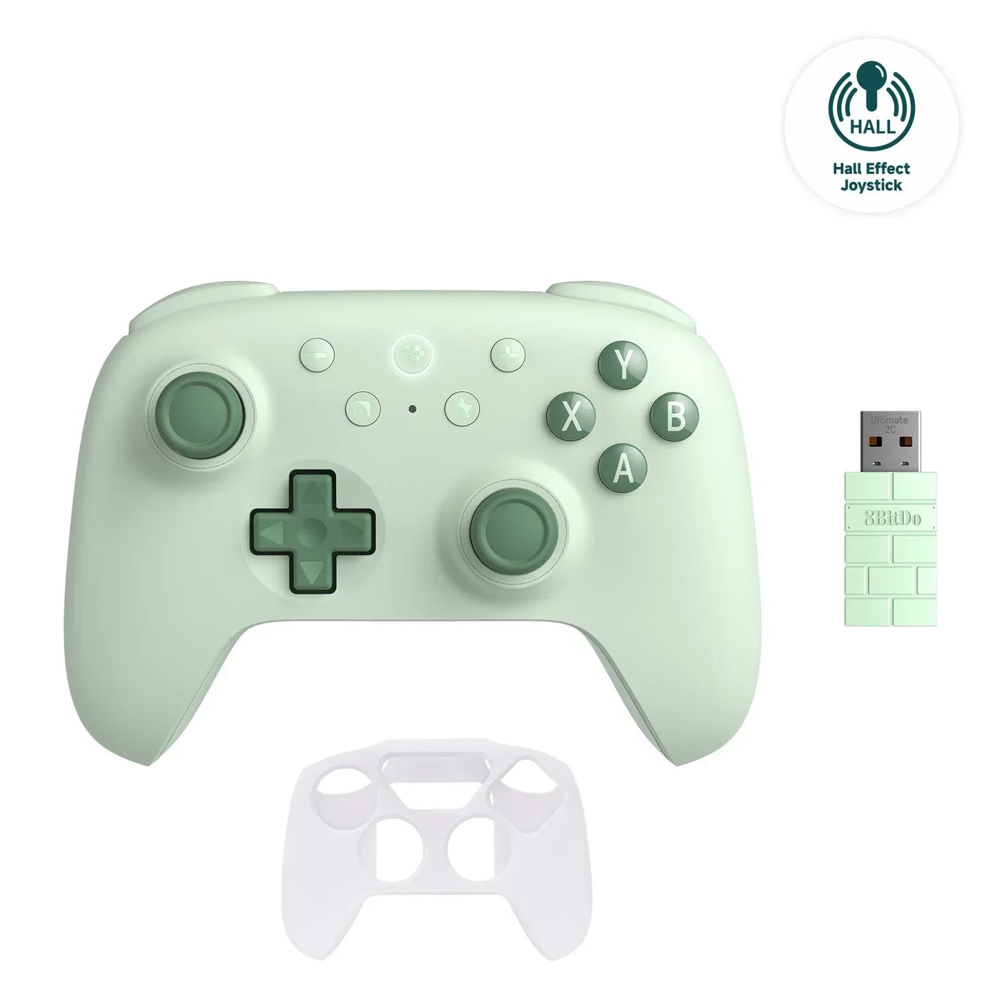 8BitDo Ultimate 2C Wireless Gaming Controller für PC, Windows 10, 11, Steam Deck, Raspberry Pi, Android Gamepad Zubehör