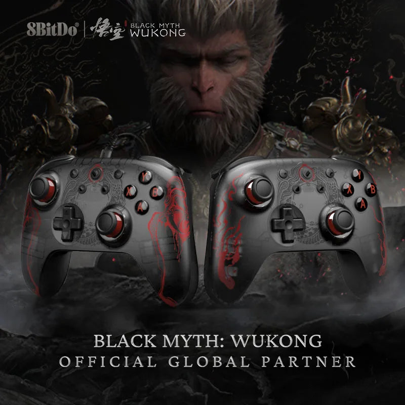 8BitDo-Ultimate 2C Wireless Wired Gaming Controller für PC, Windows 10,11, SteamDeck, Raspberry Pi, Android – Black Myth: Wukong