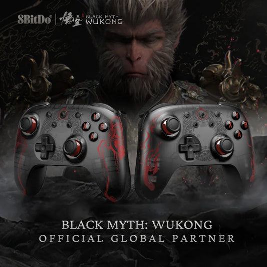 8BitDo-Ultimate 2C Wireless Wired Gaming Controller für PC, Windows 10,11, SteamDeck, Raspberry Pi, Android – Black Myth: Wukong