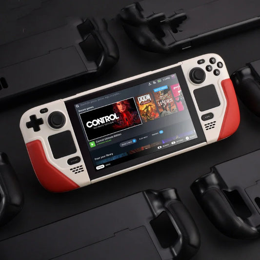 Schutzhülle für Steam Deck, weiche Flip-Lederhülle mit Ständer, vollständiger Schutz, rutschfestes Steam Deck, OLED-Halterungszubehör