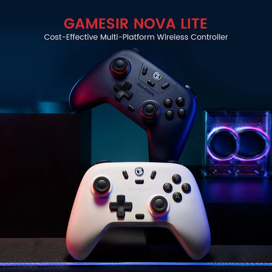 GameSir Nova Lite Wireless Gamepad Controller mit Bluetooth, Dongle, verkabelt für Switch, Android, IOS, PC und Steam Games