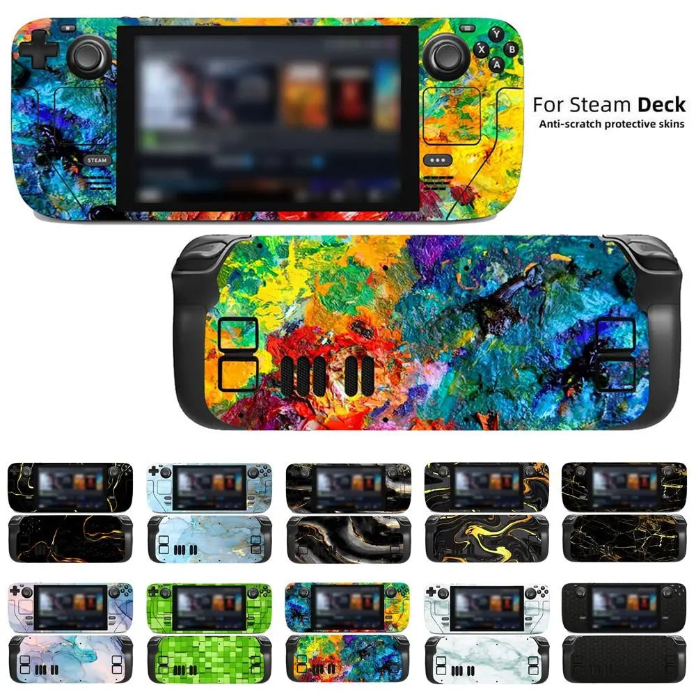 DIY Ästhetischen Haut Vinyl für Dampf Deck Konsole Vollen Satz Schutz Aufkleber Wrapping Abdeckung Für Ventil Konsole Premium Aufkleber