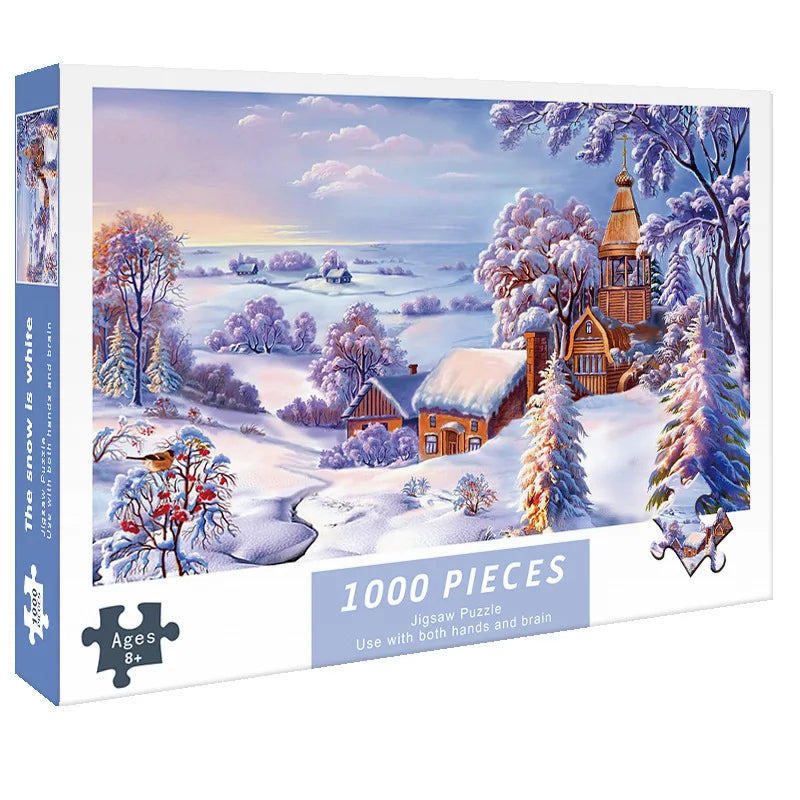 75 * 50 cm 1000 Teile Papierpuzzle für Erwachsene, schöne Heilung, hoher Schwierigkeitsgrad, Dekompressionspuzzle, Geburtstagsgeschenk, Lernspielzeug