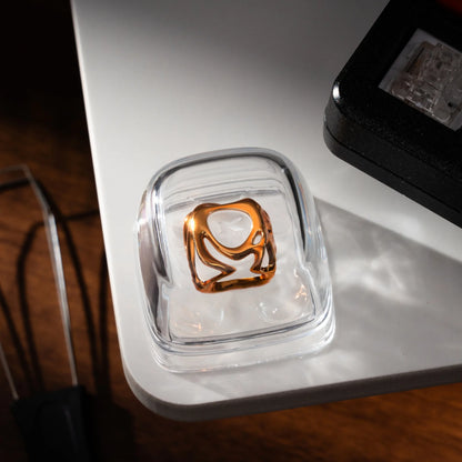 XVX Metallstruktur, galvanisch beschichtet, durchscheinend, individuelle Tastenkappen, mechanische Gaming-Tastatur, DIY-Zubehör