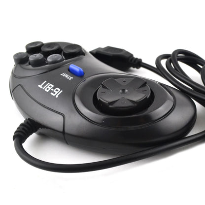 2 stücke/1 stück Spiel controller für SEGA Genesis für 16 bit griff controller 6 Taste Gamepad für SEGA MD spiel Zubehör