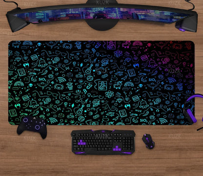 Gaming Mauspad Mousepad Gamer Schreibtisch Matte Große Tastatur Pad Xll Teppich Computer Tisch Oberfläche Für Zubehör Xl Ped Mauspad