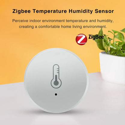 Tuya Zigbee Temperatur Und Feuchtigkeit Sensor Sprachsteuerung Intelligente Hause Hygrometer Echtzeit Überwachung Stimme Alexa - NVTS Solutions