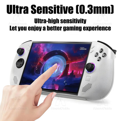 Legion Go S Displayschutzfolie, Härtegrad 9H, bruchsicher, kratzfest, Fingerabdruck, 2,5D Arc Edge HD, blasenfreies gehärtetes Glas