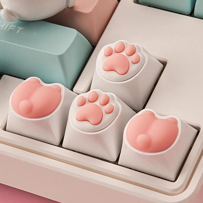 3D süße weiche Cartoon-Tastenkappen ersetzen für Cherry MX Gaming mechanische Tastatur Tastenkappen Tasten Anime Custom Key Caps