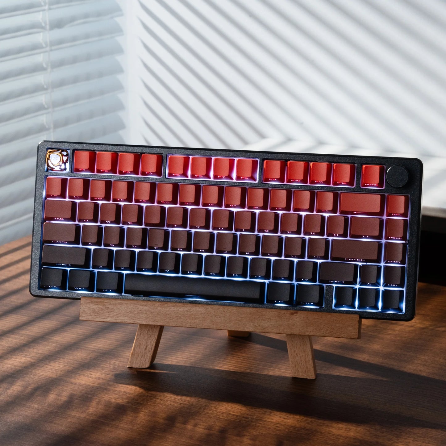 XVX Metallstruktur, galvanisch beschichtet, durchscheinend, individuelle Tastenkappen, mechanische Gaming-Tastatur, DIY-Zubehör