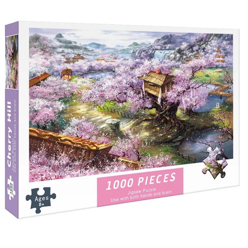 75 * 50 cm 1000 Teile Papierpuzzle für Erwachsene, schöne Heilung, hoher Schwierigkeitsgrad, Dekompressionspuzzle, Geburtstagsgeschenk, Lernspielzeug