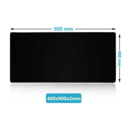 Großes Gaming-Mauspad, rutschfestes Gummi-Mauspad, Computer-Gamer-Schreibtischunterlage, genähte Kante, großes Gaming-Mauspad für CS GO LOL Dota