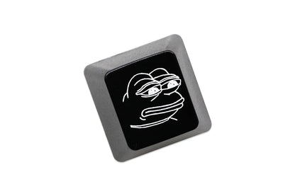 Neuheit Shine Through Keycaps ABS Geätzt hinterleuchtet schwarz rot r1 ESC Sad Frog THX Meme Internet Trends